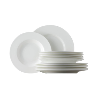 Jade White Dinner Set (for 12)