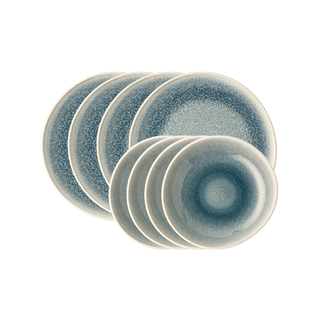 Junto Aquamarine Dinner Set (for 6)