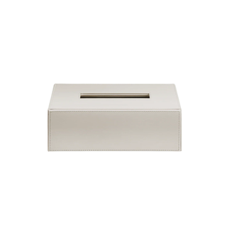 Faux Leather Tissue Box